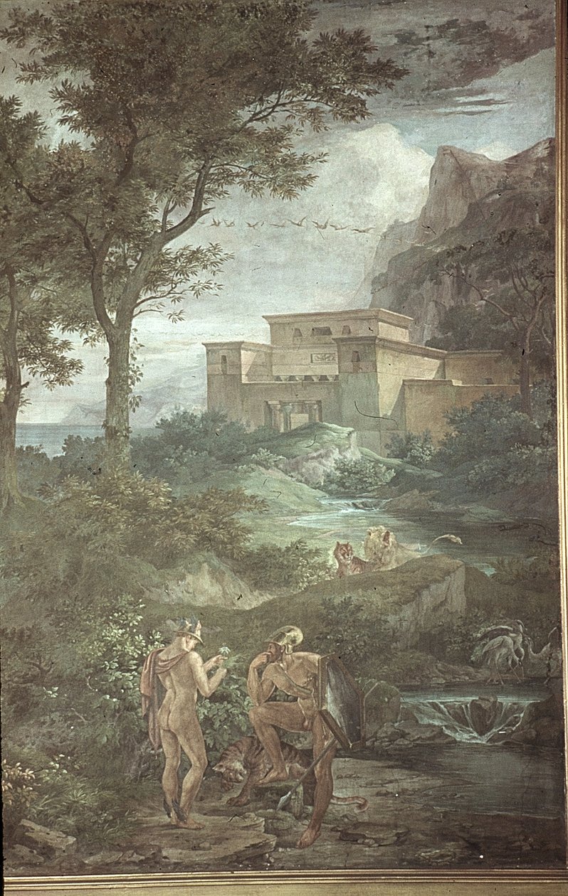 Odyseusz na wyspie Circe, Sceny z Odysei autorstwa Friedrich the Elder Preller