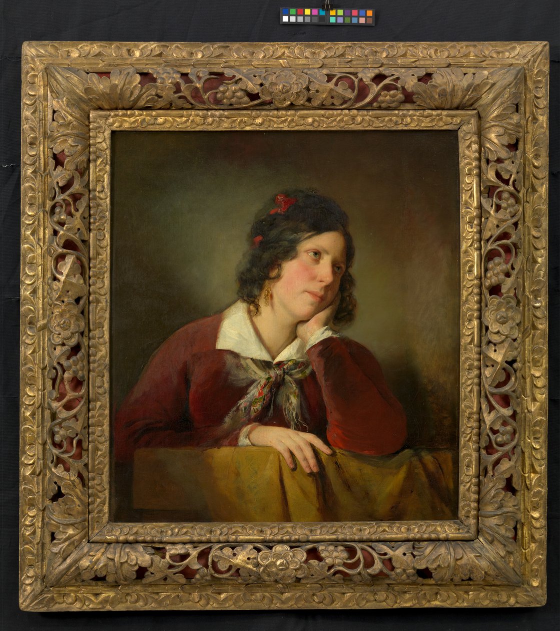 Antonie Amerling z głową opartą na dłoni (pierwsza żona artysty) autorstwa Friedrich von Amerling