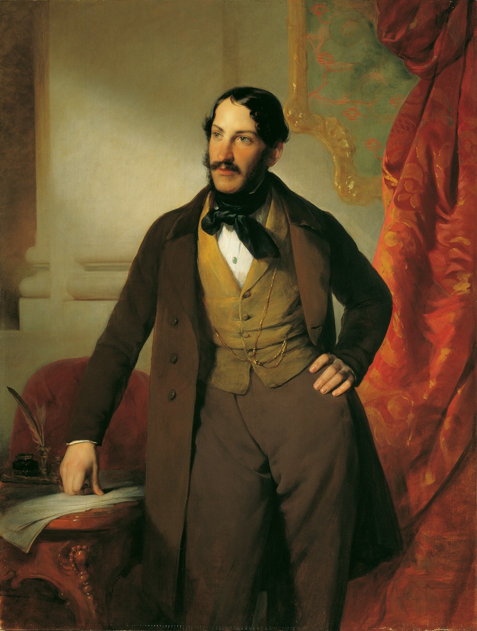Przemysłowiec Maksymilian Todesco autorstwa Friedrich von Amerling
