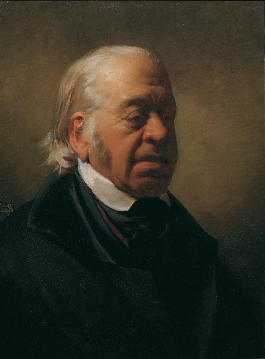 Malarz Johann Nepomuk Schödlberger autorstwa Friedrich von Amerling