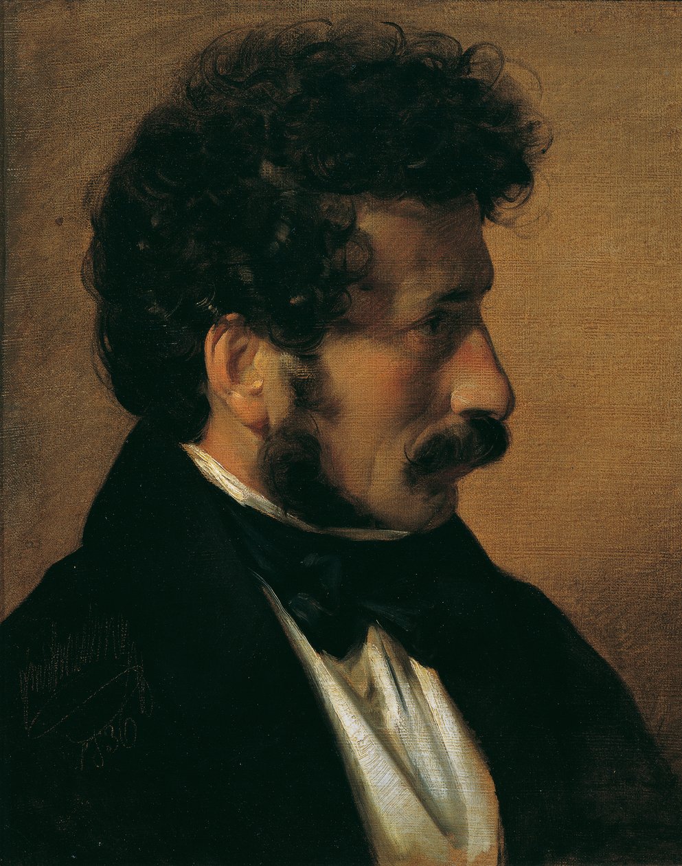 Der Maler Theodor Alconière autorstwa Friedrich von Amerling