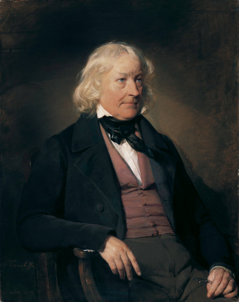 Niemcy: Portret rzeźbiarza Bertela Thorvaldsena (1770-1844) autorstwa Friedrich von Amerling