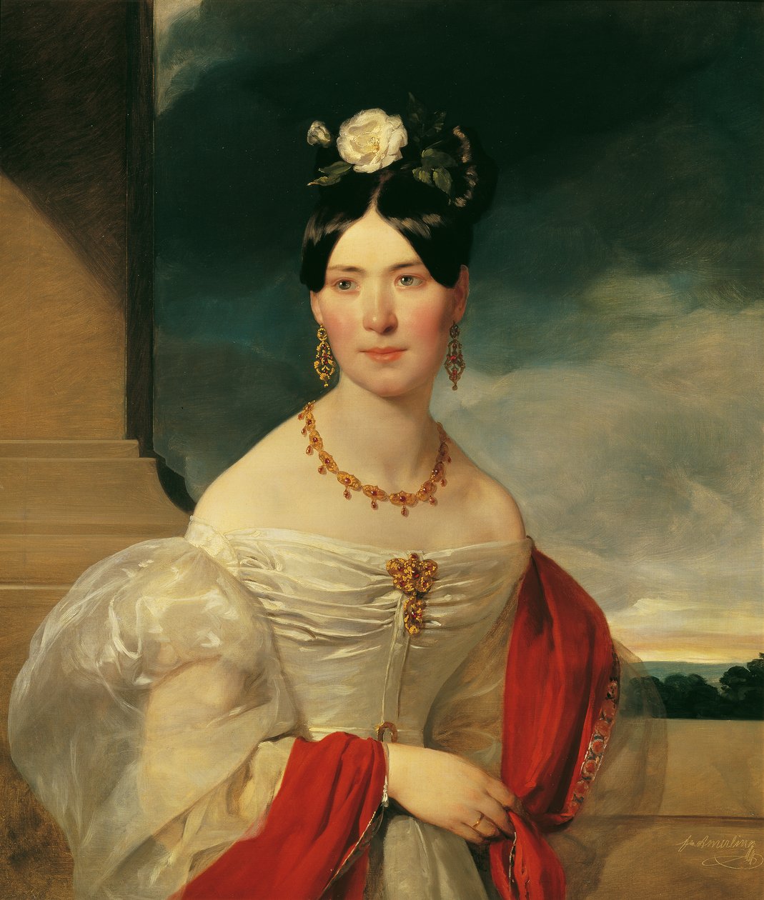 Marie Freiin Vesque z Püttlingen autorstwa Friedrich von Amerling