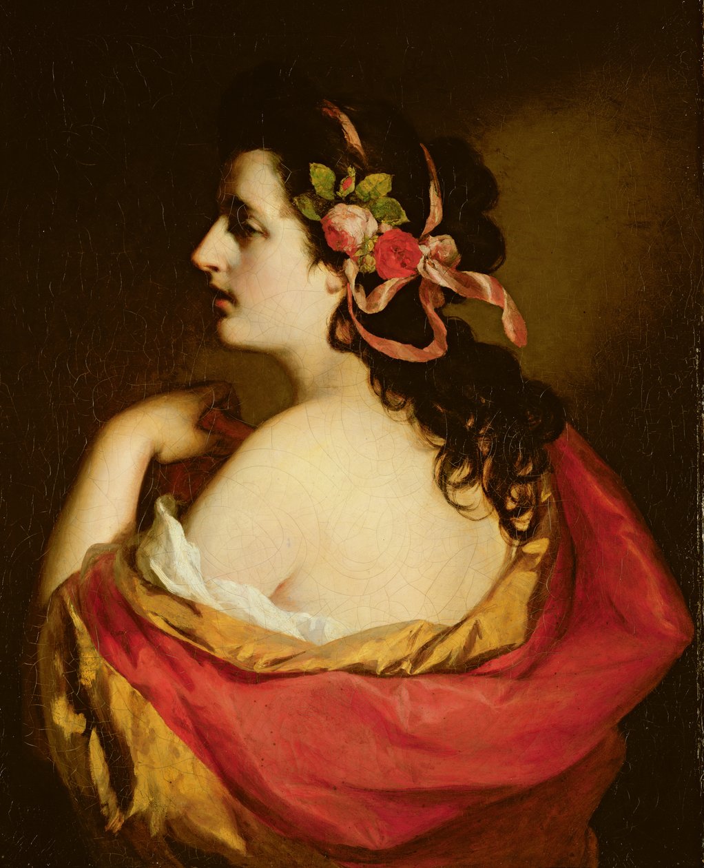 Portret młodej dziewczyny, 1865 autorstwa Friedrich von Amerling