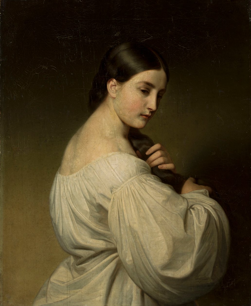 Portret młodej kobiety autorstwa Friedrich von Amerling