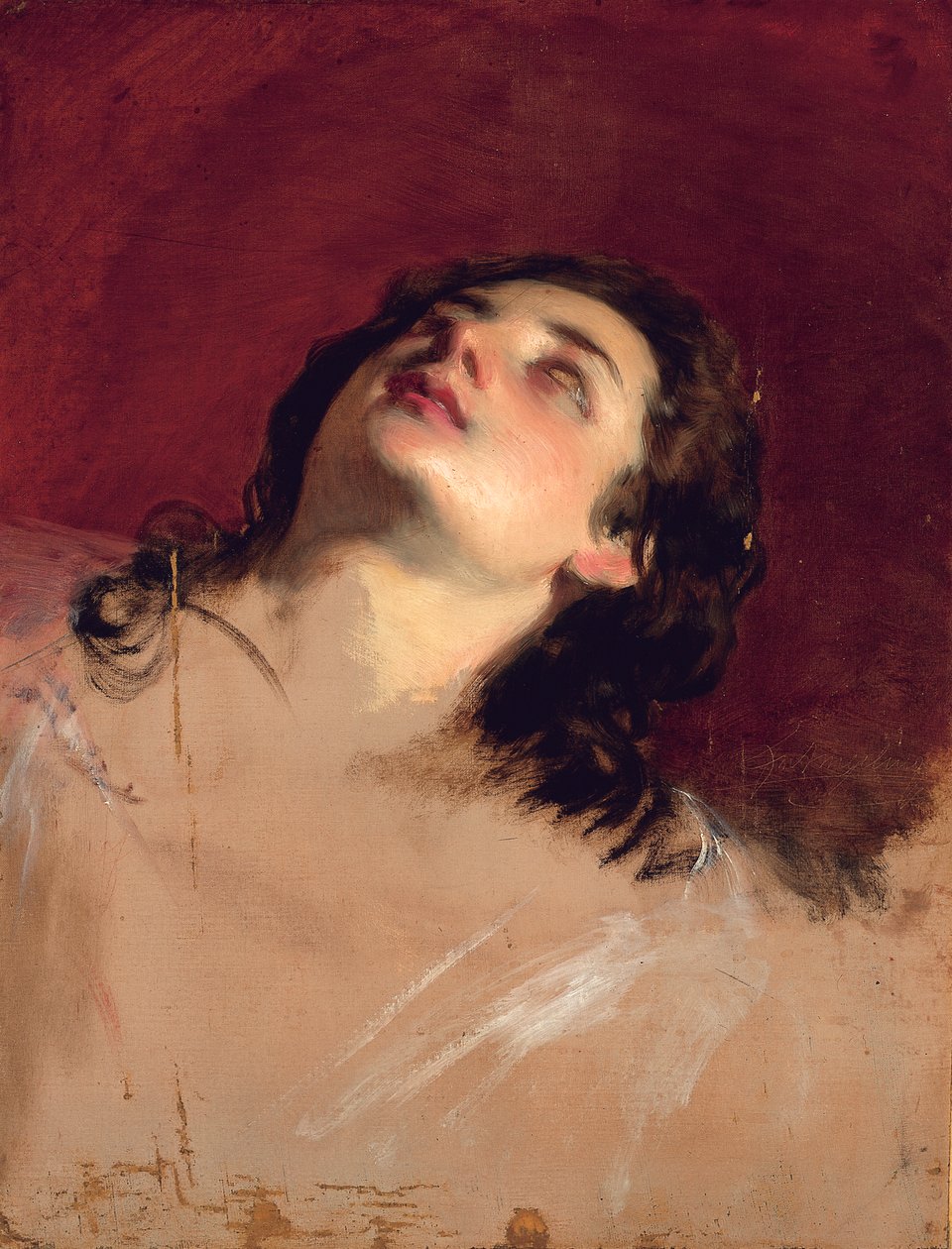 Studium głowy kobiety autorstwa Friedrich von Amerling