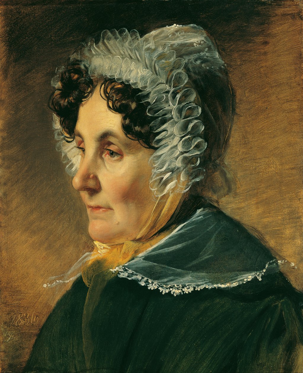 Theresia Amerling, matka artysty autorstwa Friedrich von Amerling