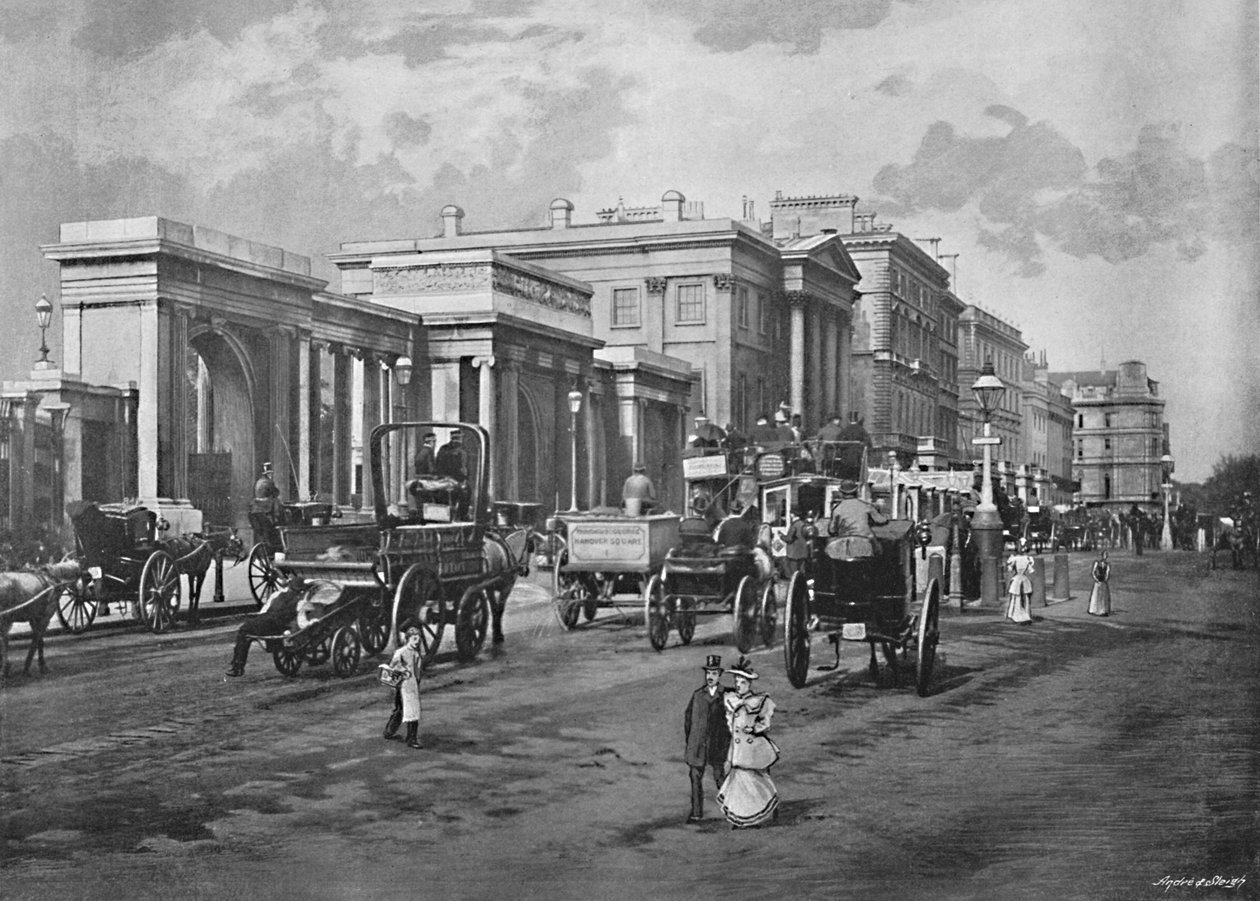 Hyde Park Corner, c1896 autorstwa Frith and Co