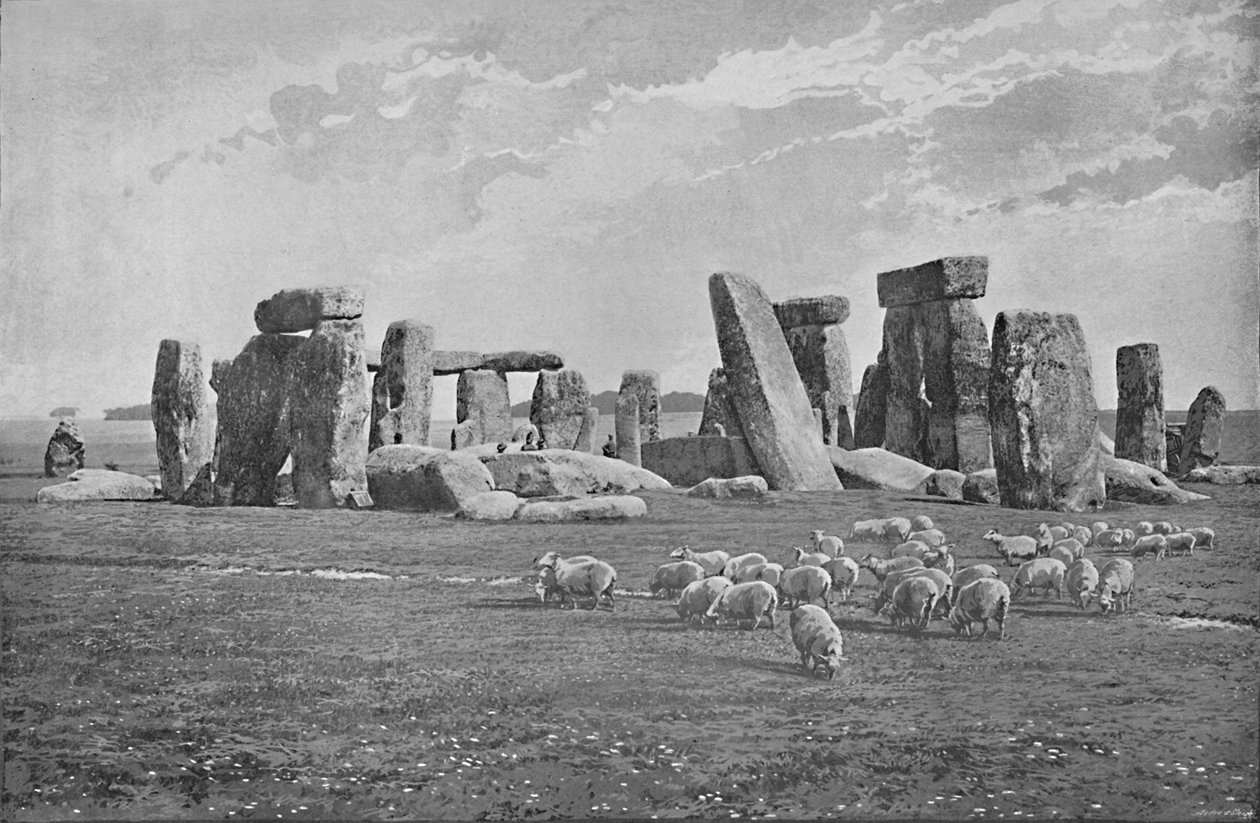 Stonehenge, 1944 autorstwa Frith and Co