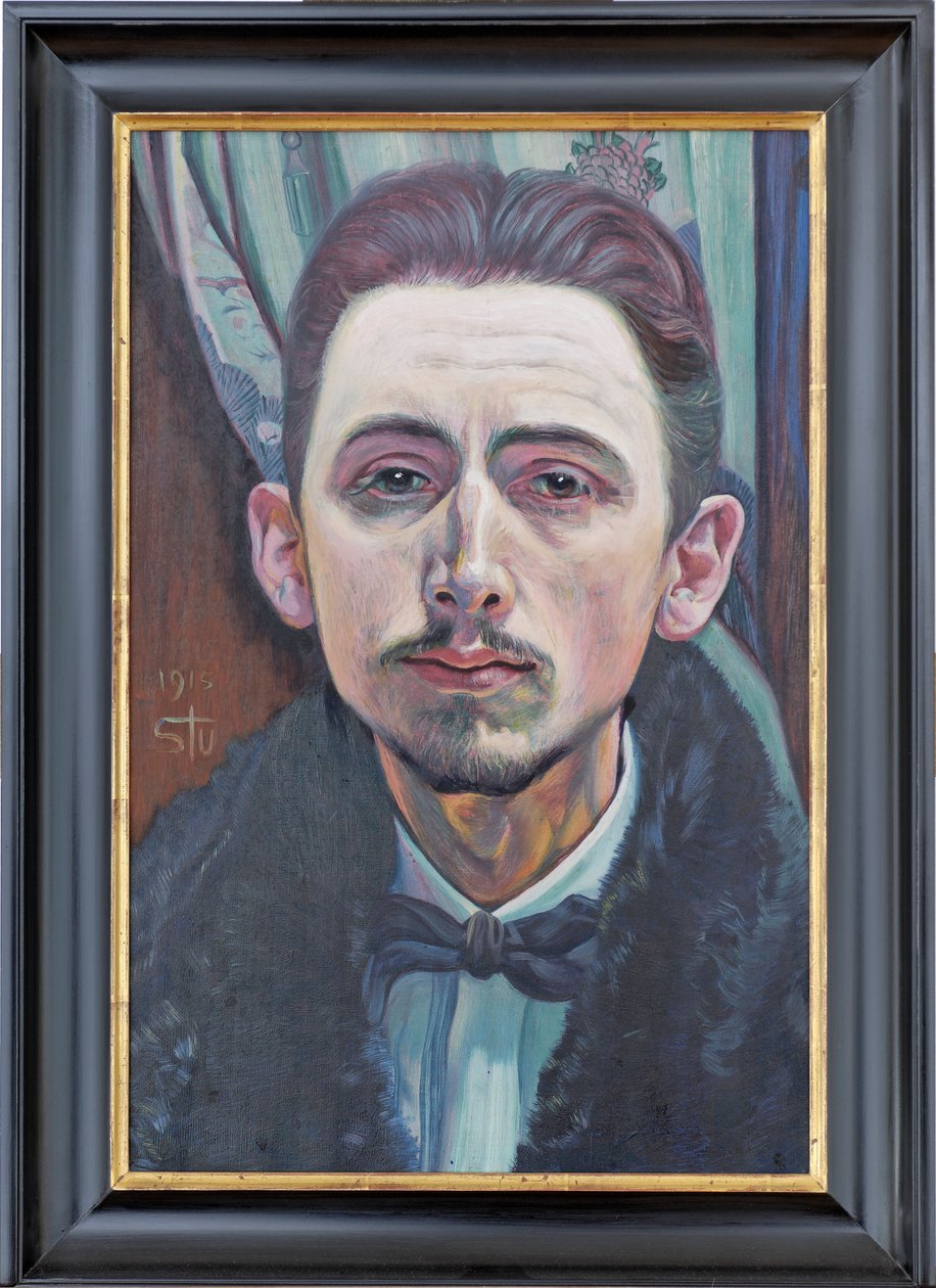 Autoportret malarza Fritza Stuckenberga autorstwa Fritz Stuckenberg
