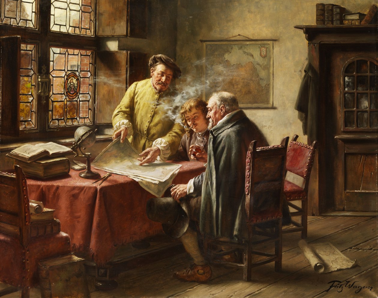 Kupcy holenderscy. autorstwa Fritz Wagner
