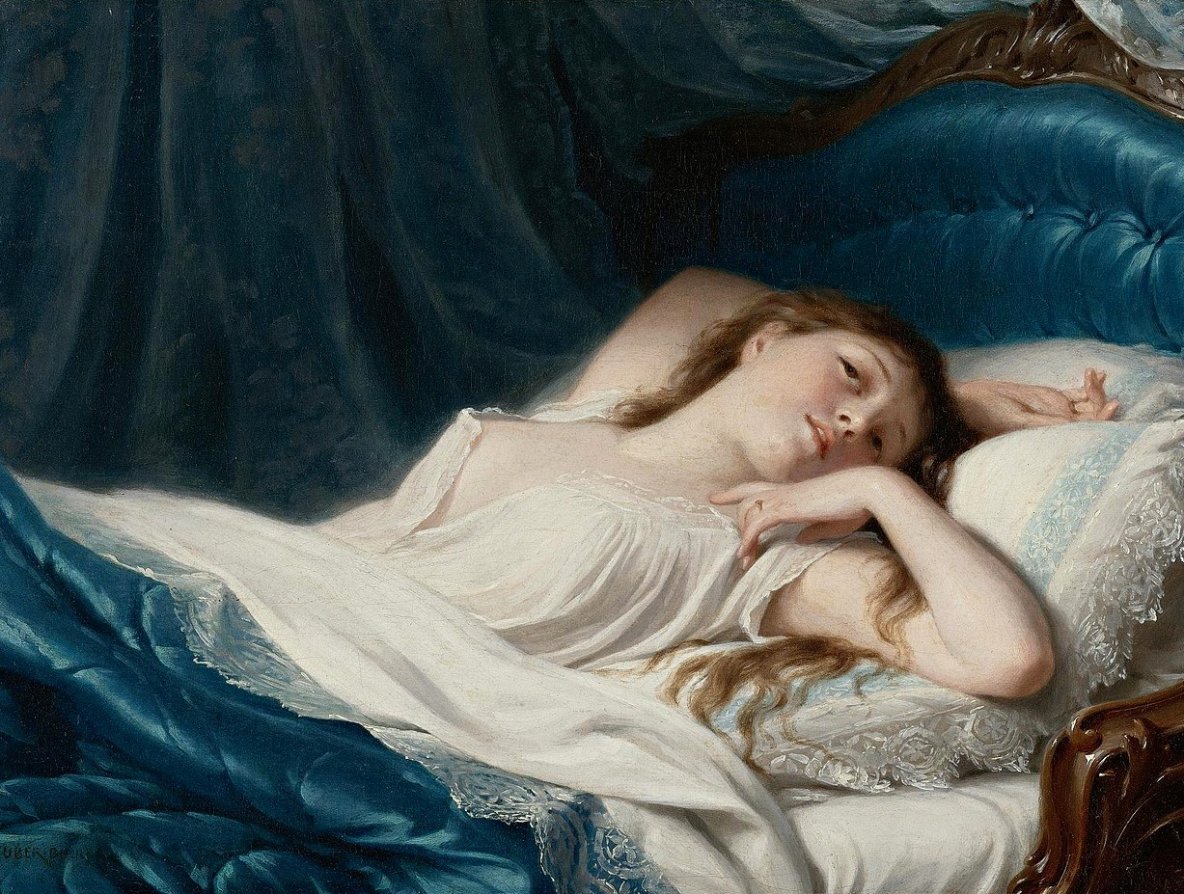 Leżąca Piękność autorstwa Fritz Zuber Buhler