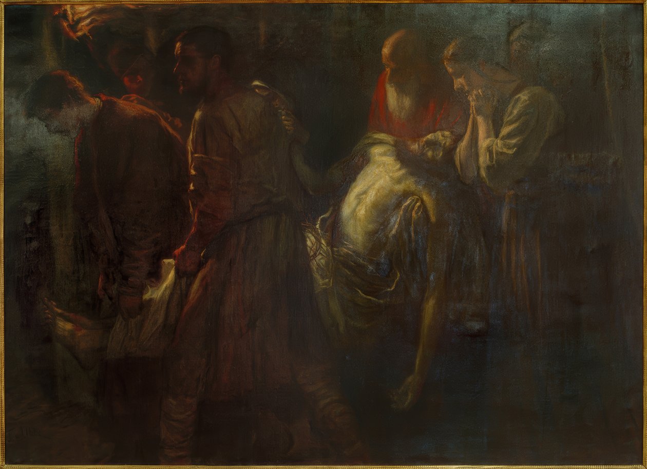 Chrystus niosący grób autorstwa Fritz von Uhde