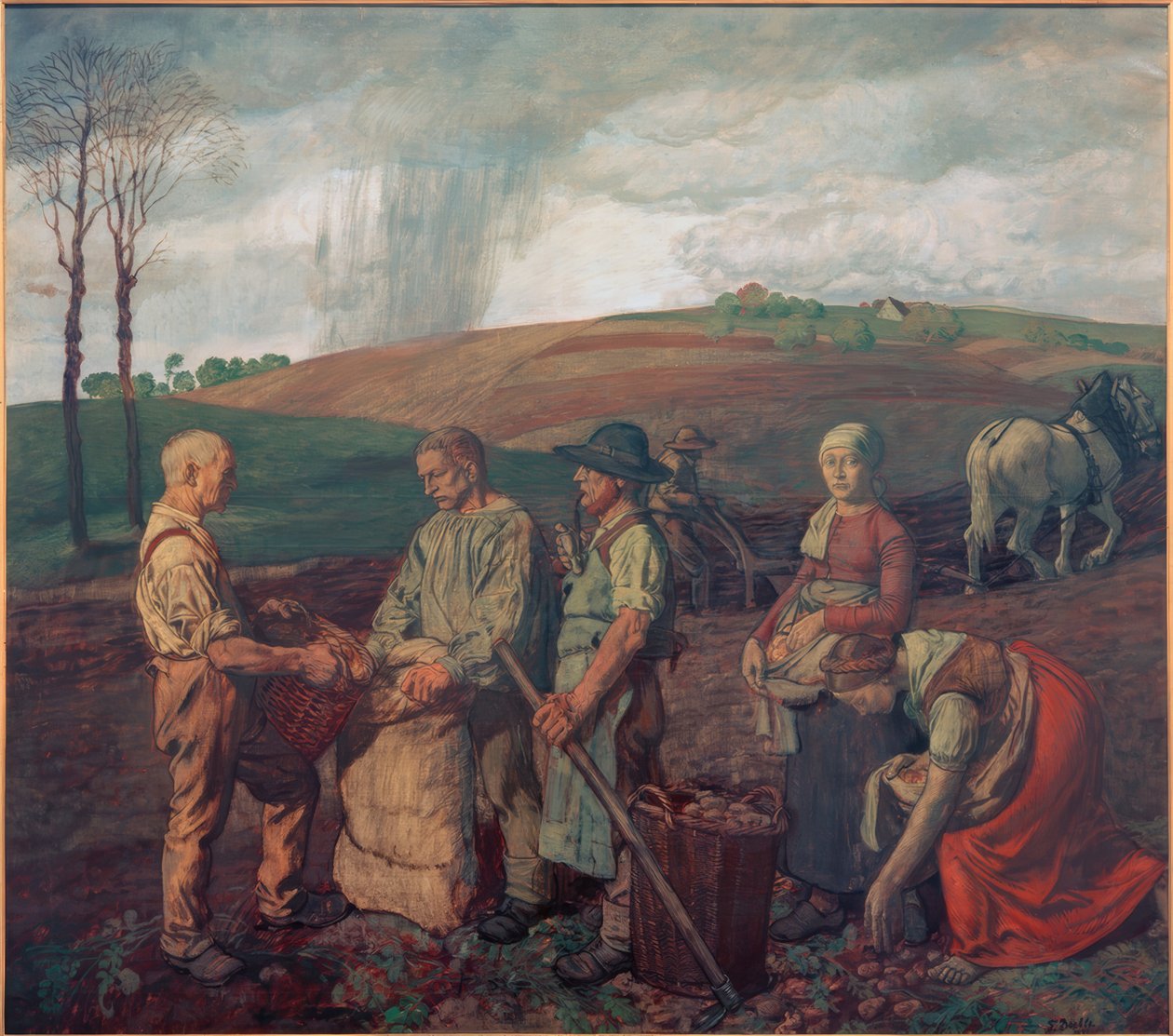 Zbiór ziemniaków autorstwa Fritz Böhle