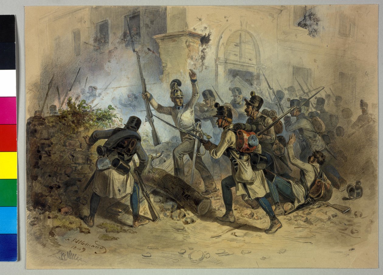 Wojna miejska 1848 autorstwa Fritz L