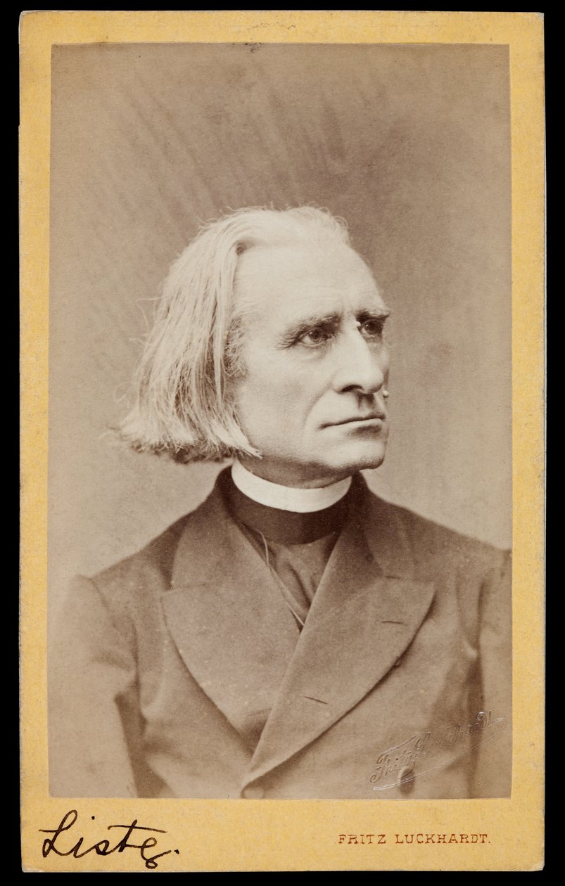 Portret Franciszka Liszta autorstwa Fritz Luckhardt