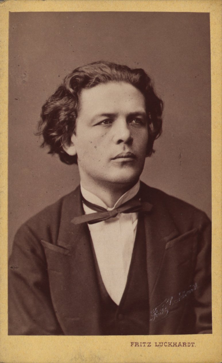 Portret kompozytora Antona Rubinsteina 1829-1894, ok. 1930 r. 1870. autorstwa Fritz Luckhardt