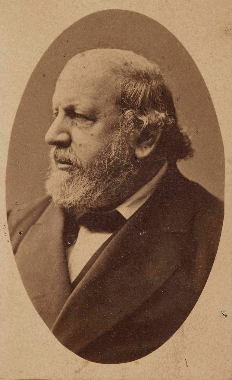 Portret kompozytora Ferdynanda von Hillera 1811-1885 , ok. 1930 r. 1880. autorstwa Fritz Luckhardt