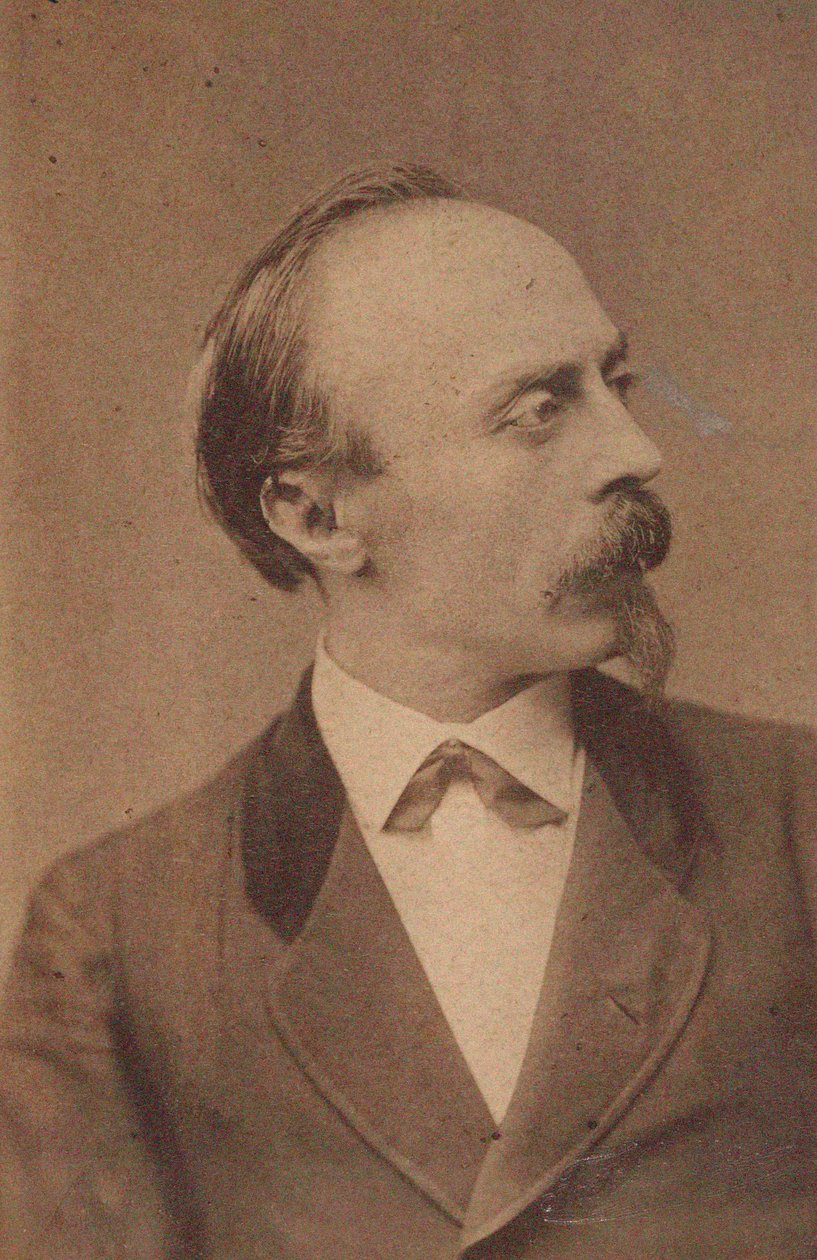 Portret kompozytora Hansa von Bülow 1830-1894, c. 1875. autorstwa Fritz Luckhardt