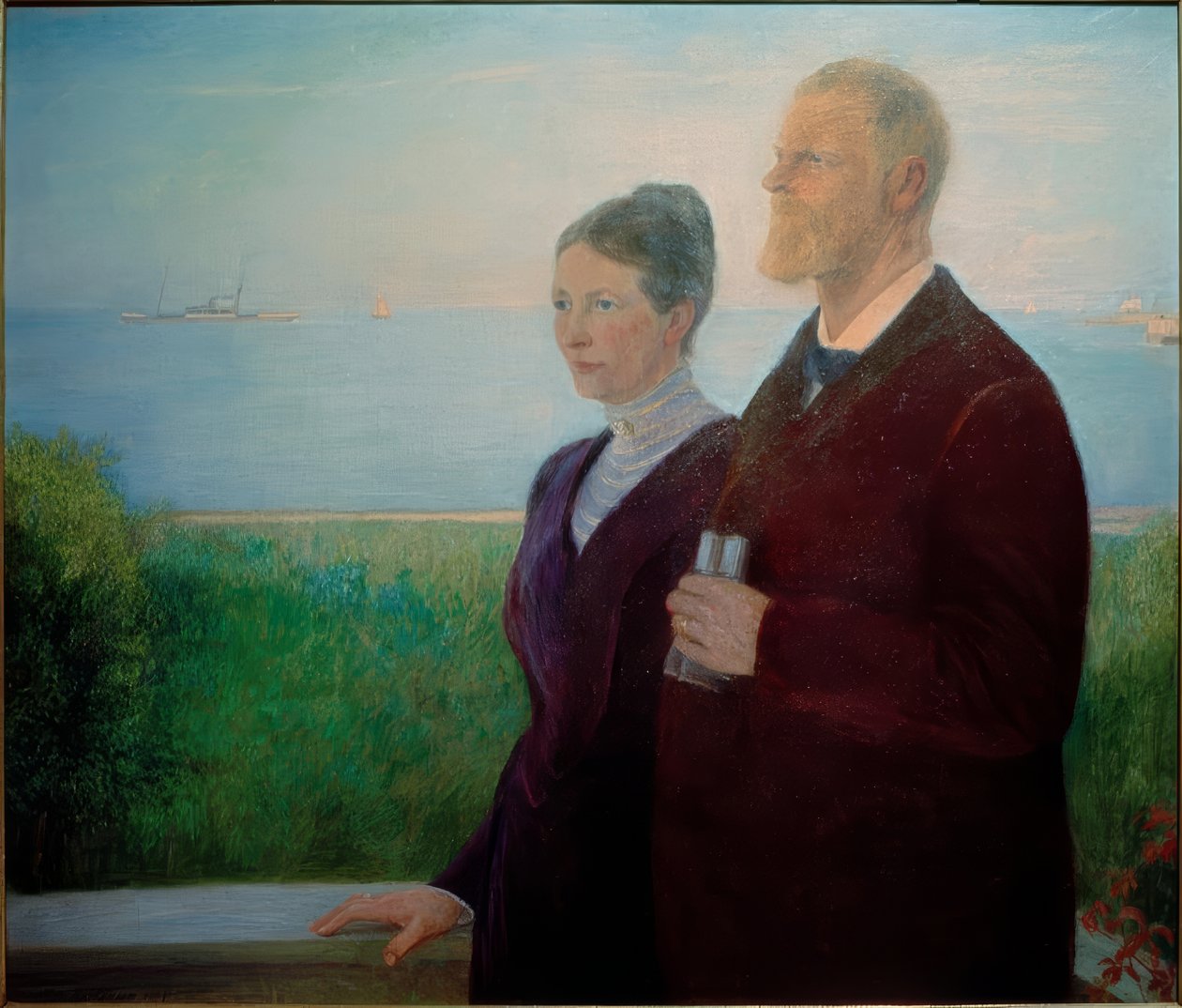 Podwójny portret (Woermann) autorstwa Fritz Mackensen