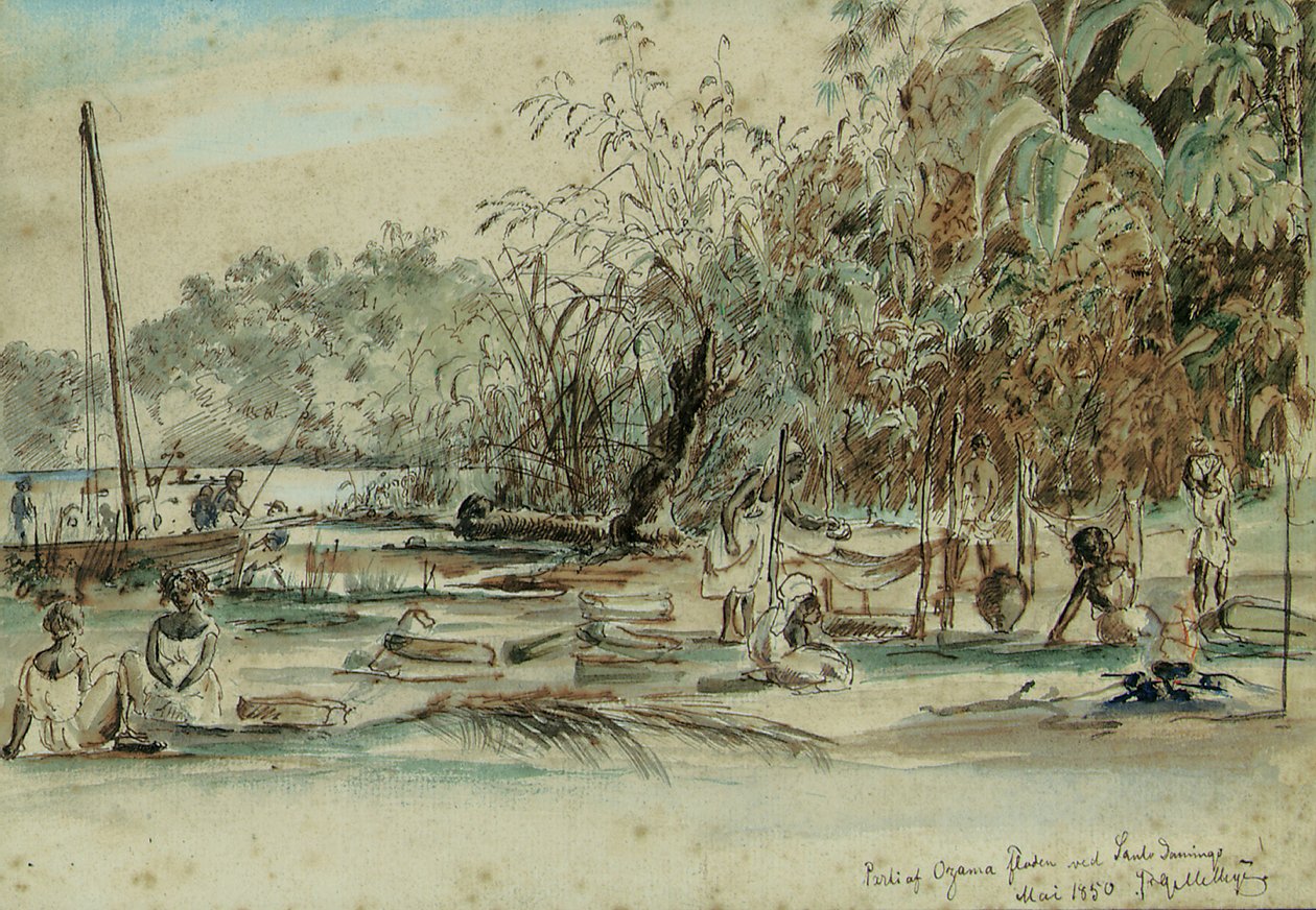 Santo Domingo, św. Tomasz, 1850 autorstwa Fritz Siegfried Georg Melbye