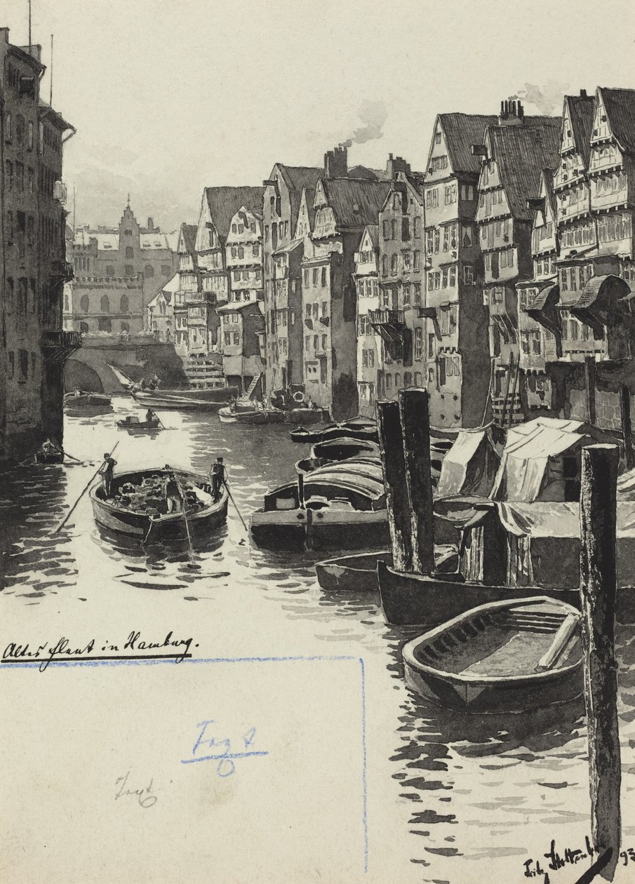 Altes Fleet autorstwa Fritz Stoltenberg