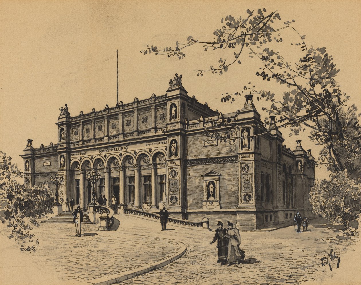 Galeria Sztuki autorstwa Fritz Stoltenberg