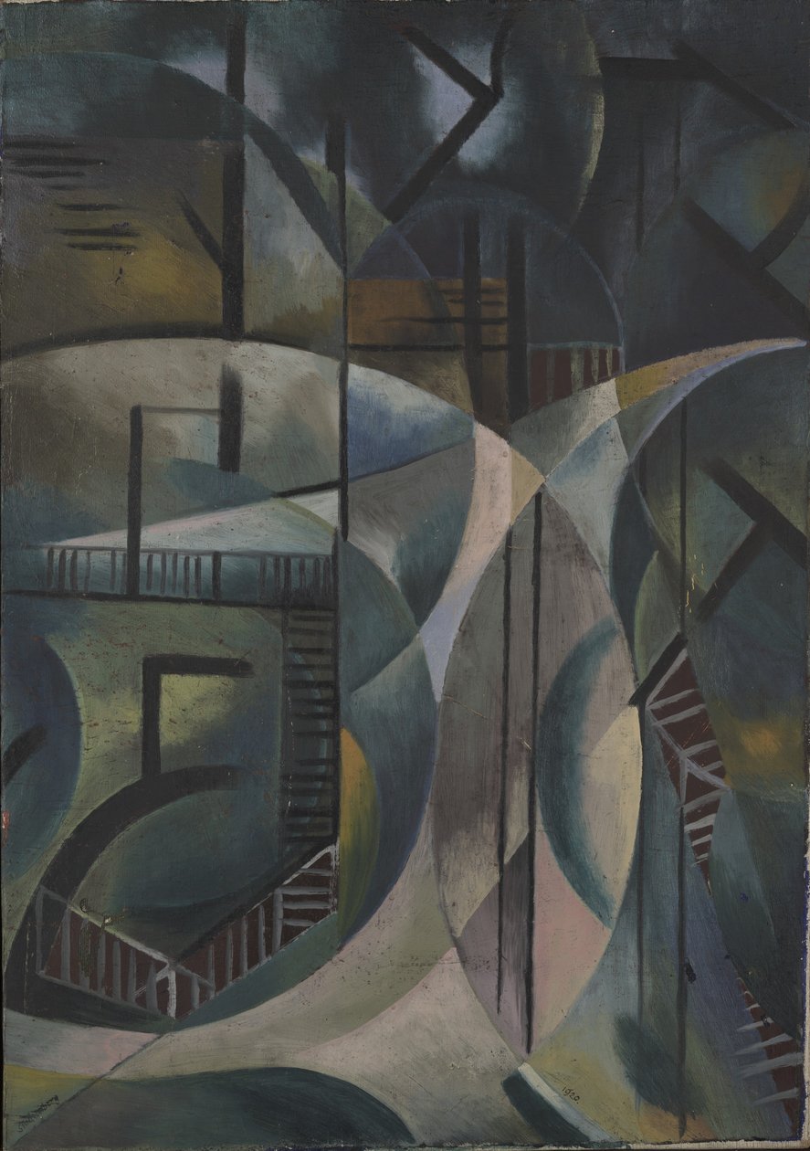 Krajobraz w Parku, 1920 autorstwa Fritz Stuckenberg