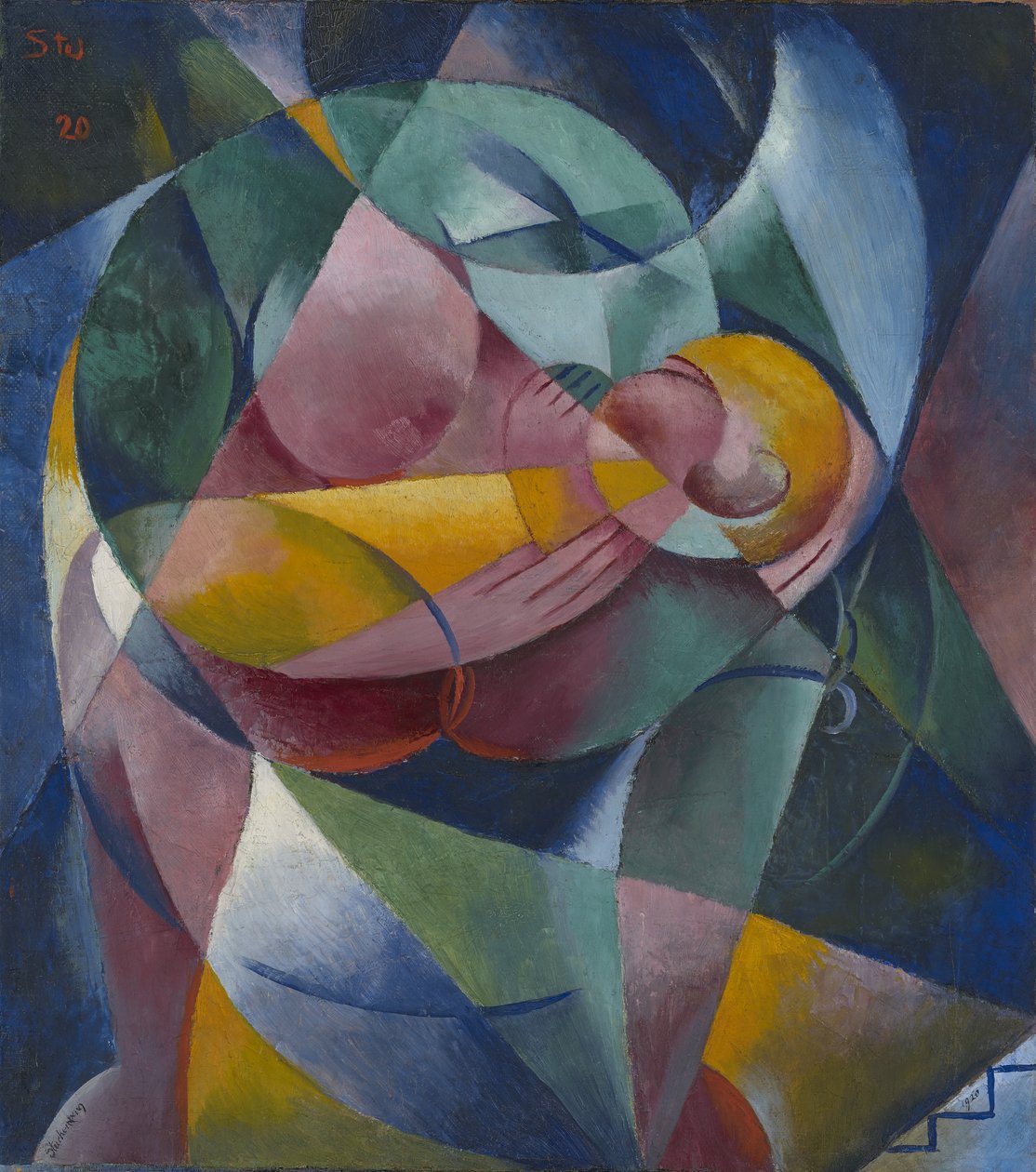 Matka i Dziecko, 1920 autorstwa Fritz Stuckenberg