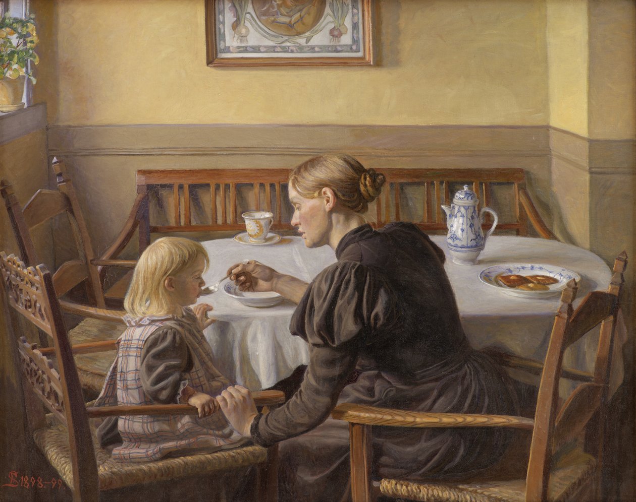 Matka i dziecko autorstwa Fritz Syberg