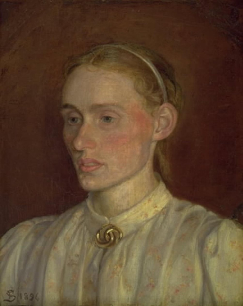 Portret Anny Syberg autorstwa Fritz Syberg