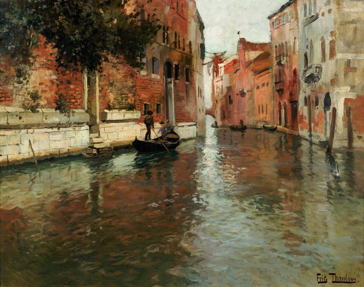 Weneckie rozlewisko autorstwa Frits Thaulow