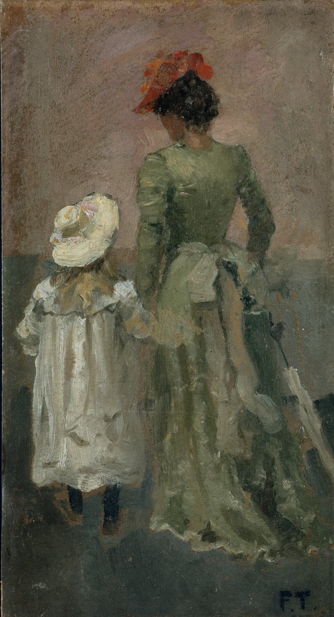 Alexandra Thaulow z Ingrid autorstwa Fritz Thaulow