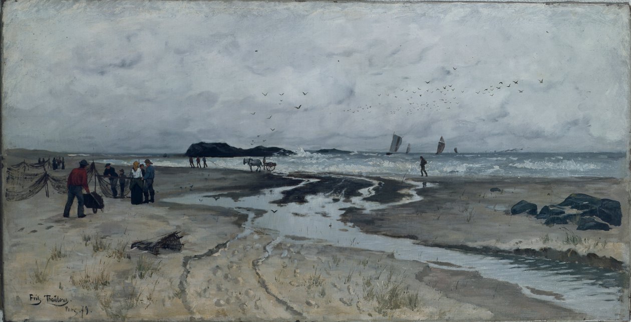 Bank autorstwa Fritz Thaulow