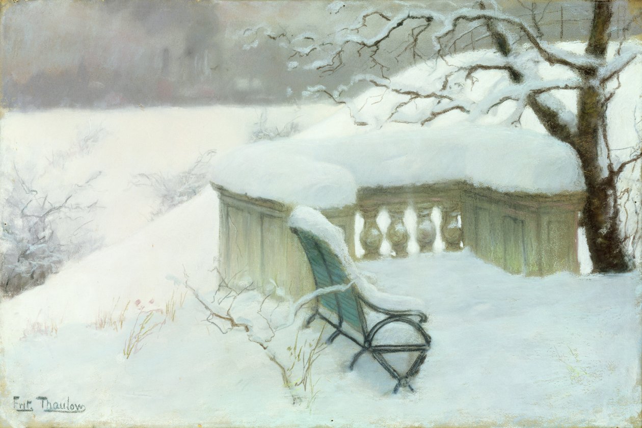 Elbe Park w Hamburgu autorstwa Frits Thaulow