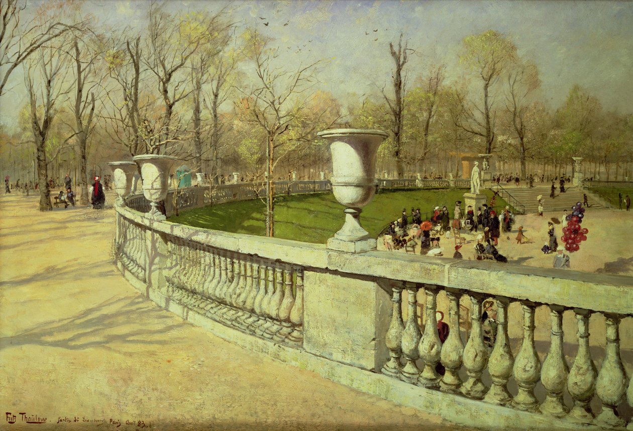 Ogród Luksemburski, 1883 autorstwa Frits Thaulow