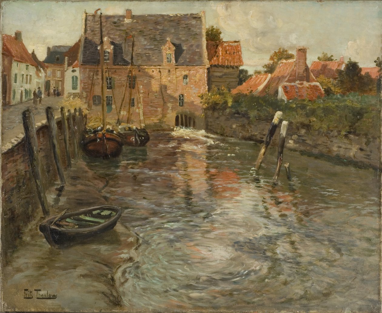 Niska woda autorstwa Frits Thaulow