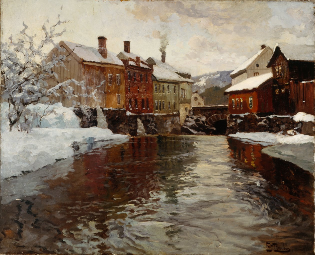 Bez tytułu autorstwa Fritz Thaulow