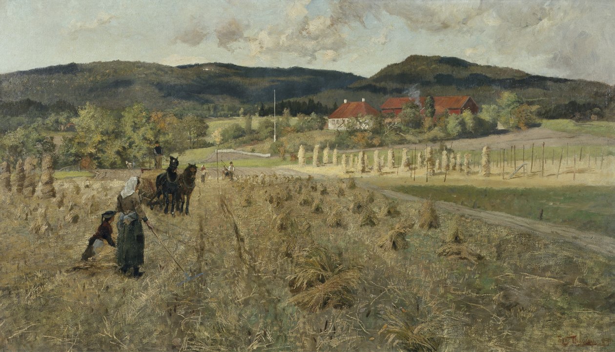 Wrześniowy dzień w Vestre Aker autorstwa Fritz Thaulow