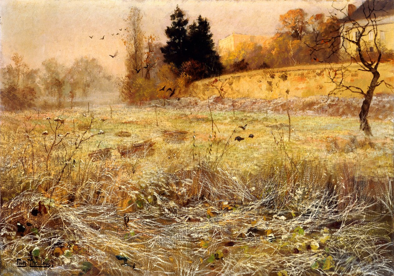 Szron, ok. 1900 autorstwa Frits Thaulow