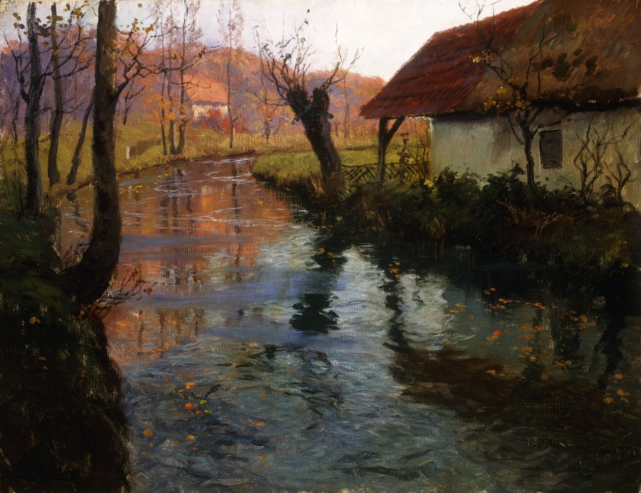 Strumień młyna autorstwa Frits Thaulow