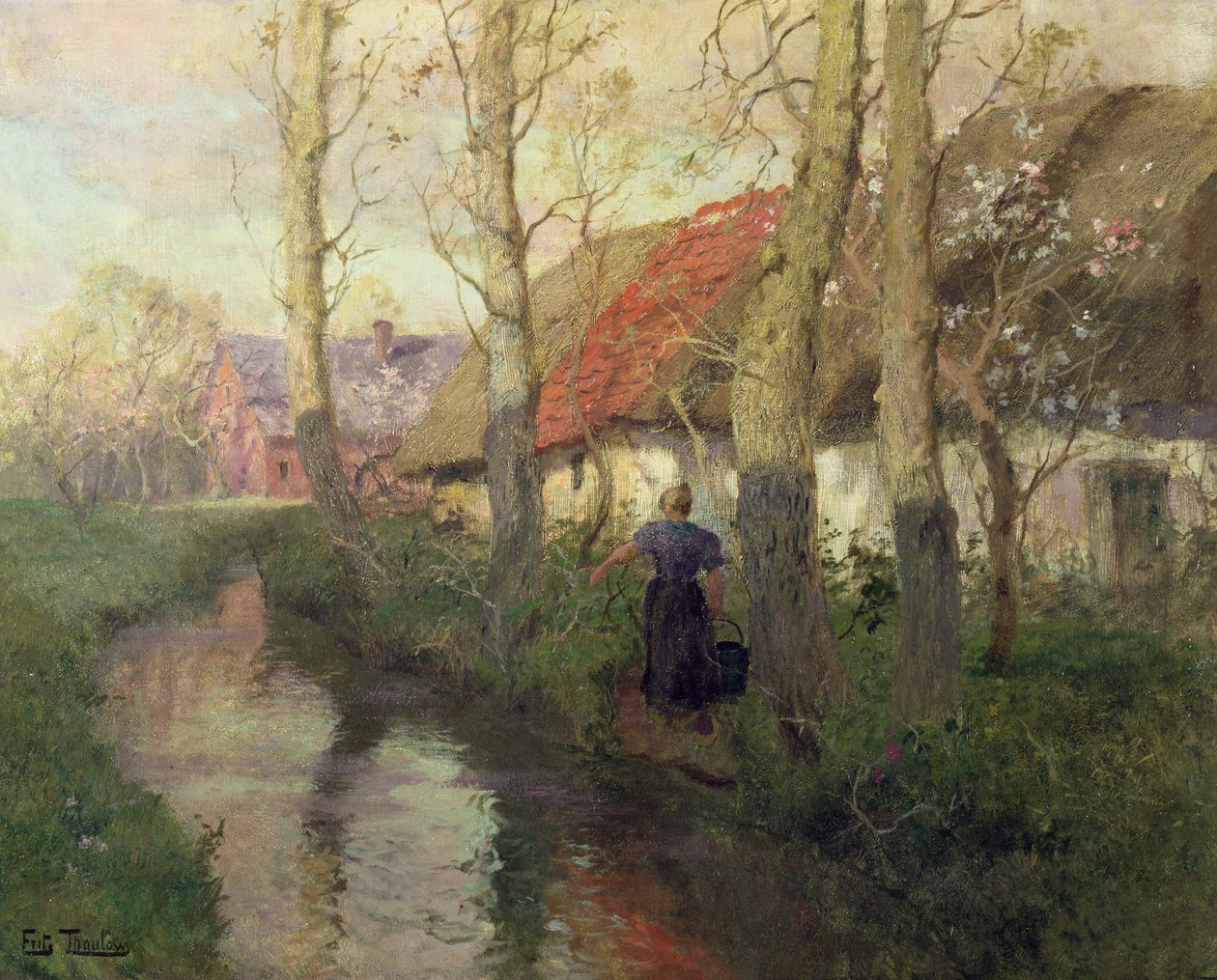 Nieznany obraz autorstwa Frits Thaulow