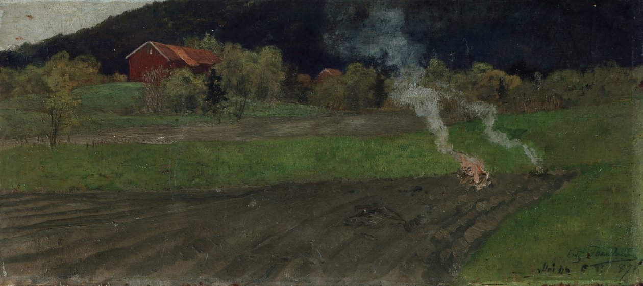 Bez tytułu autorstwa Fritz Thaulow