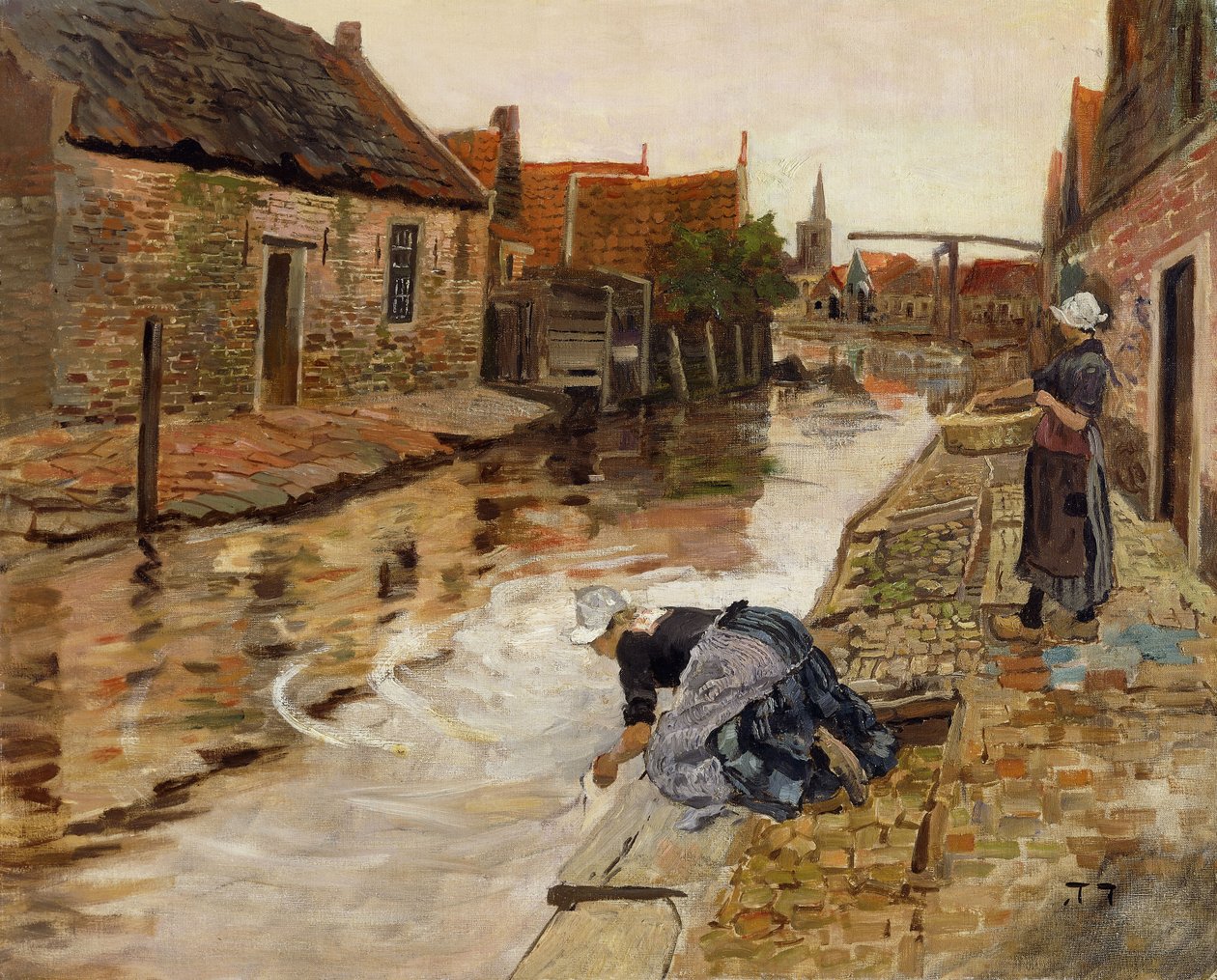 Volendam, autorstwa Frits Thaulow