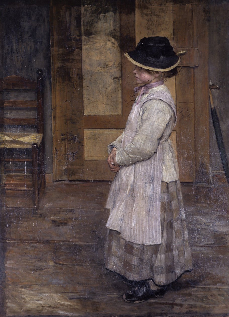 Przy drzwiach autorstwa Fritz von Uhde
