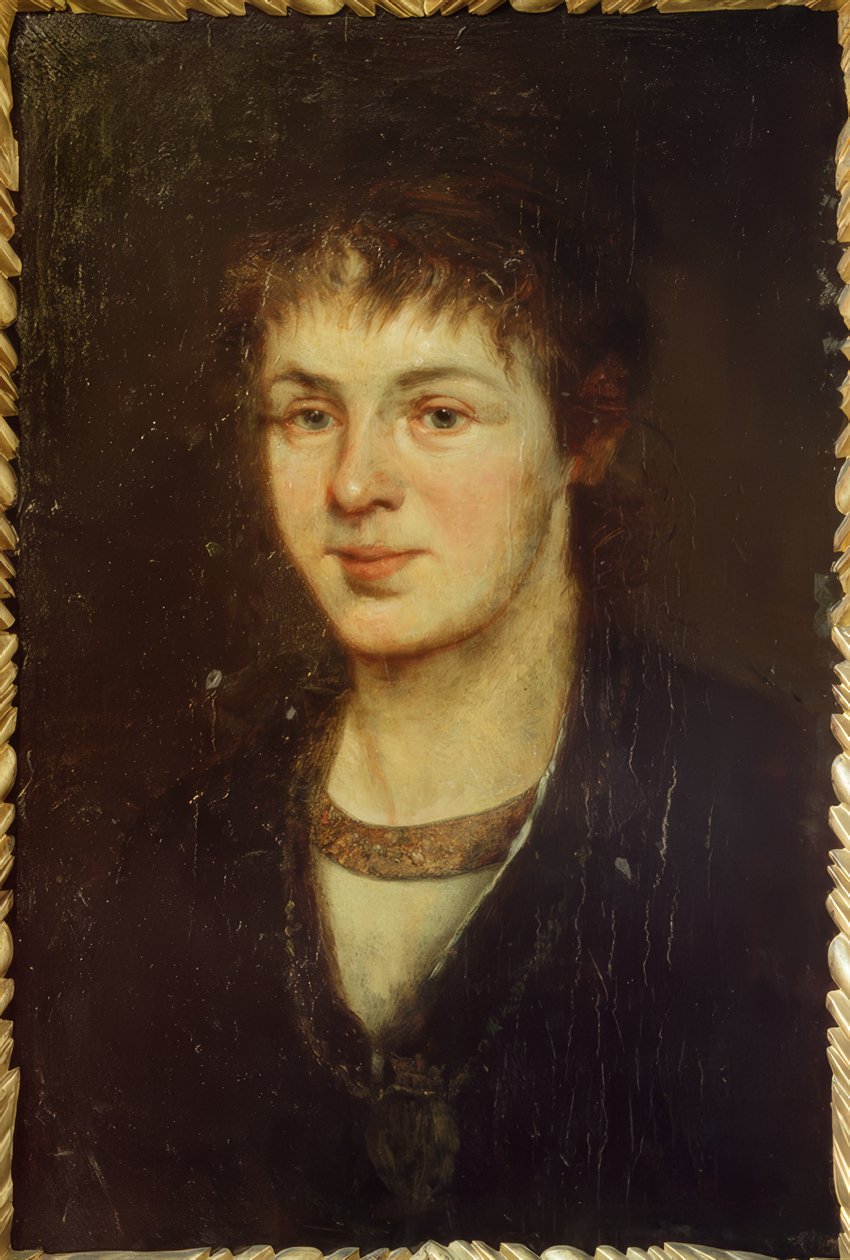 Portret Amalie Uhde autorstwa Fritz von Uhde