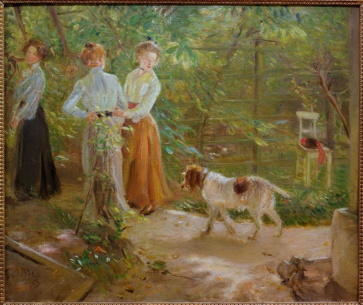 Ścieżka ogrodowa autorstwa Fritz von Uhde