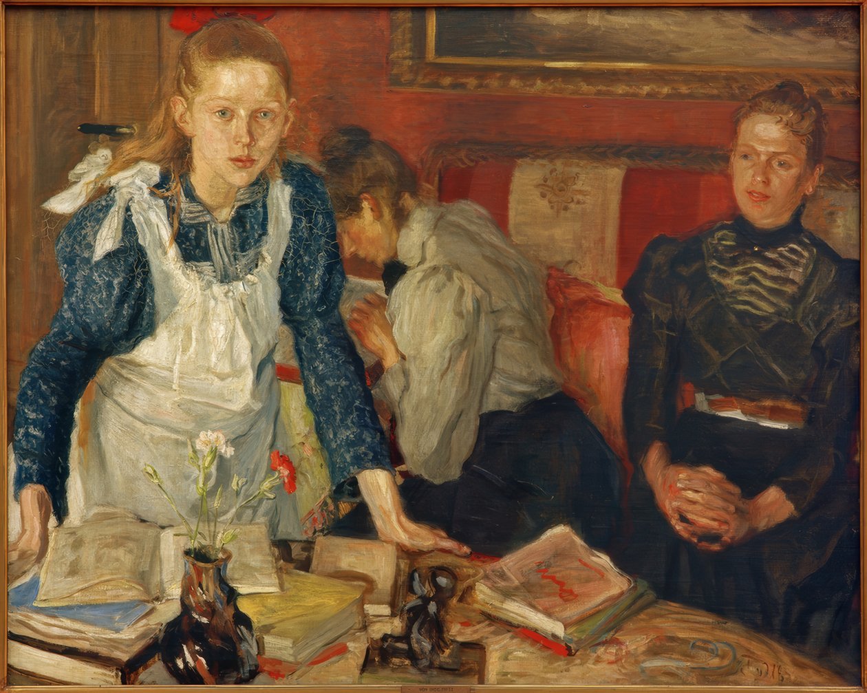 Lekcja autorstwa Fritz von Uhde