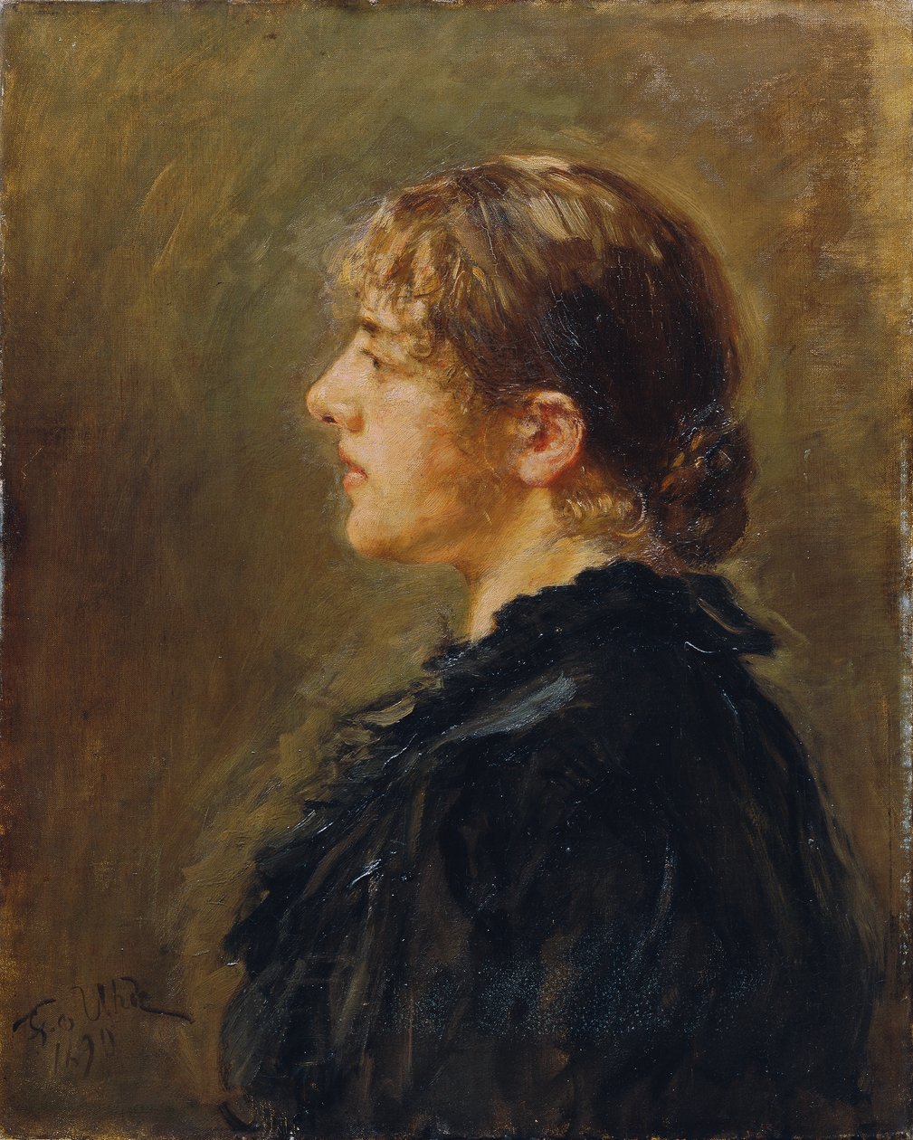 Córka artysty autorstwa Fritz von Uhde