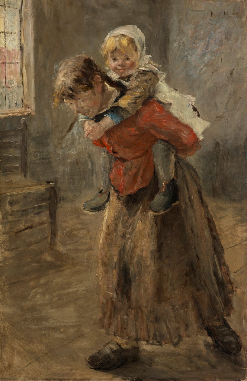 Starsza siostra autorstwa Fritz von Uhde